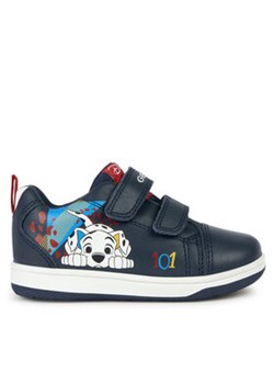 Geox Sneakersy B New Flick Boy B361LA 00085 C4211 M Granatowy ze sklepu MODIVO w kategorii Trampki dziecięce - zdjęcie 170850248