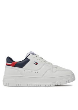 Tommy Hilfiger Sneakersy Low Cut Lace-Up Sneaker T3X9-33367-1355 S Biały ze sklepu MODIVO w kategorii Buty sportowe dziecięce - zdjęcie 170850329
