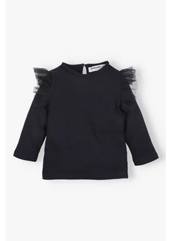 Bluzka Mila z z ozdobną falbankę czarna ze sklepu 5.10.15 w kategorii Bluzki dziewczęce - zdjęcie 170850845