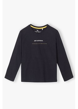Granatowa bluzka dla chłopca bawełniana z napisem - Jest sztosik. ze sklepu 5.10.15 w kategorii T-shirty chłopięce - zdjęcie 170850889