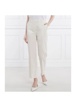 BOSS BLACK Spodnie Takareni | Regular Fit | z dodatkiem jedwabiu ze sklepu Gomez Fashion Store w kategorii Spodnie damskie - zdjęcie 170852429