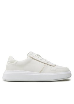 Calvin Klein Sneakersy Low Top Lace Up Piping HM0HM00992 Biały ze sklepu MODIVO w kategorii Buty sportowe męskie - zdjęcie 170852676