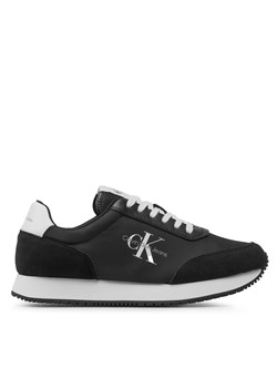 Sneakersy Calvin Klein Jeans Retro Runner Su/Ny Mono YM0YM00683 Black/White 0GJ ze sklepu eobuwie.pl w kategorii Buty sportowe męskie - zdjęcie 170854127