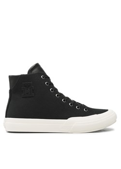 Sneakersy Tommy Hilfiger Th Hi Vulc Premium Bananatex FM0FM04572 Black BDS ze sklepu eobuwie.pl w kategorii Trampki męskie - zdjęcie 170854257