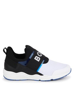 Sneakersy Boss J50853 S Electric Blue 872 ze sklepu eobuwie.pl w kategorii Buty sportowe dziecięce - zdjęcie 170854309