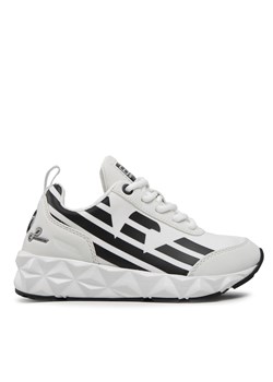 Sneakersy EA7 Emporio Armani XSX105 XOT54 Q491 Opt White/Black ze sklepu eobuwie.pl w kategorii Buty sportowe dziecięce - zdjęcie 170854425