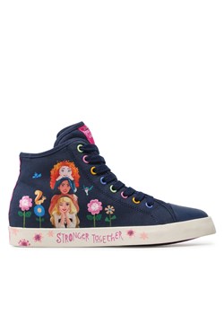 Sneakersy Geox Jr Ciak Girl J1504C00010C4002 D Navy ze sklepu eobuwie.pl w kategorii Trampki dziecięce - zdjęcie 170854599