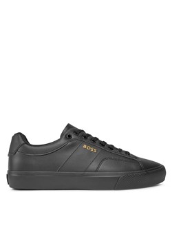 Sneakersy Boss Aiden Tenn 50512366 Czarny ze sklepu eobuwie.pl w kategorii Trampki męskie - zdjęcie 170854796