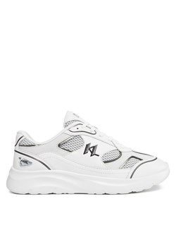 Sneakersy KARL LAGERFELD KL53620 White Lthr/Textile 411 ze sklepu eobuwie.pl w kategorii Buty sportowe męskie - zdjęcie 170854805