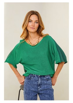 Plume Sweter &quot;Fay&quot; w kolorze zielonym ze sklepu Limango Polska w kategorii Swetry damskie - zdjęcie 170855195