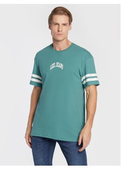 Lee T-Shirt College L69BFQDO 112321853 Zielony Relaxed Fit ze sklepu MODIVO w kategorii T-shirty męskie - zdjęcie 170855435