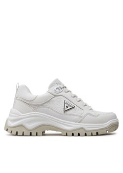 Guess Sneakersy Zaylin FLJZAY FAL12 Biały ze sklepu MODIVO w kategorii Buty sportowe damskie - zdjęcie 170855447