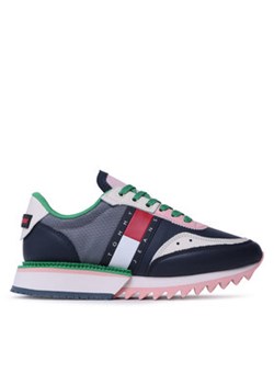 Tommy Jeans Sneakersy Cleated Wmn EN0EN02130 Granatowy ze sklepu MODIVO w kategorii Buty sportowe damskie - zdjęcie 170855557