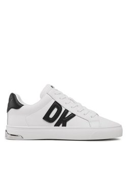 DKNY Sneakersy Abeni Lace Up Sneaker K1300916 Biały ze sklepu MODIVO w kategorii Trampki damskie - zdjęcie 170855595