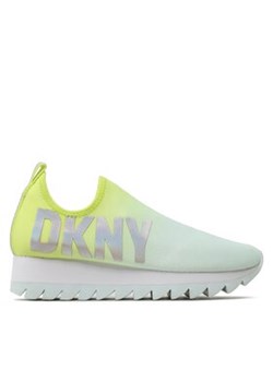 DKNY Sneakersy Azer K4273491 Zielony ze sklepu MODIVO w kategorii Buty sportowe damskie - zdjęcie 170855597