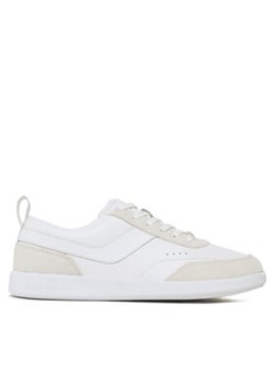 Calvin Klein Sneakersy Low Top Lace Up Lth Mix HM0HM00851 Biały ze sklepu MODIVO w kategorii Buty sportowe męskie - zdjęcie 170855628