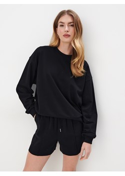 Mohito - Bawełniana bluza - czarny ze sklepu Mohito w kategorii Bluzy damskie - zdjęcie 170858907