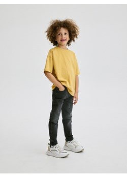 Reserved - Jeansy slim z dziurami - czarny ze sklepu Reserved w kategorii Spodnie chłopięce - zdjęcie 170859409