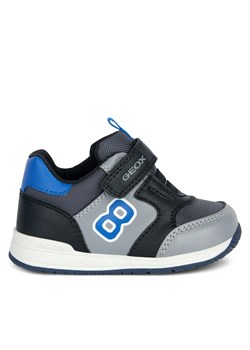 Sneakersy Geox B Rishon Boy B360RA 054FU C0043 Grey/Black ze sklepu eobuwie.pl w kategorii Buty sportowe dziecięce - zdjęcie 170860218