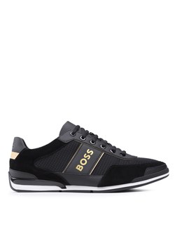Sneakersy Boss Saturn 50485629 10247473 01 Black 007 ze sklepu eobuwie.pl w kategorii Buty sportowe męskie - zdjęcie 170860299
