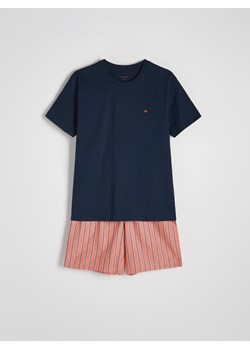 Reserved - Piżama dwuczęściowa - granatowy ze sklepu Reserved w kategorii Piżamy męskie - zdjęcie 170862826