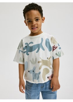 Reserved - T-shirt oversize - złamana biel ze sklepu Reserved w kategorii Koszulki niemowlęce - zdjęcie 170862839