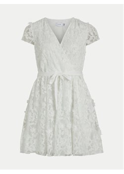 Vila Sukienka koktajlowa Edda 14093019 Biały Regular Fit ze sklepu MODIVO w kategorii Sukienki - zdjęcie 170863807