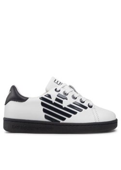 EA7 Emporio Armani Sneakersy XSX101 XOT46 B139 Biały ze sklepu MODIVO w kategorii Buty sportowe dziecięce - zdjęcie 170864176