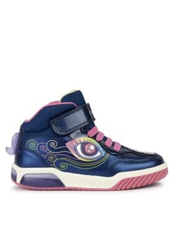 Geox Sneakersy J Inek Girl J36ASB 0NFEW C4243 D Granatowy ze sklepu MODIVO w kategorii Buty sportowe dziecięce - zdjęcie 170864309