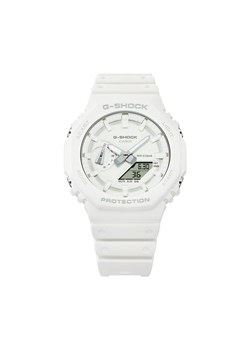 Zegarek G-Shock GA-2100-7A7ER Biały ze sklepu eobuwie.pl w kategorii Zegarki - zdjęcie 170867789