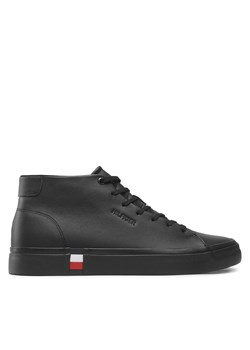 Sneakersy Tommy Hilfiger Modern Vulc Hi Corporate Lea FM0FM04352 Black BDS ze sklepu eobuwie.pl w kategorii Buty sportowe męskie - zdjęcie 170867908