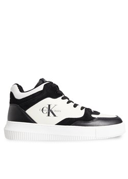 Sneakersy Calvin Klein Jeans Chunky Mid Cupsole Coui Lth Mix YM0YM00779 Black/Creamy White 00W ze sklepu eobuwie.pl w kategorii Buty sportowe męskie - zdjęcie 170868248