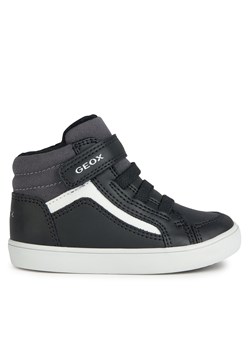 Sneakersy Geox B Gisli Boy B361NF 05410 C0005 M Black/Dk Grey ze sklepu eobuwie.pl w kategorii Półbuty dziecięce - zdjęcie 170868266