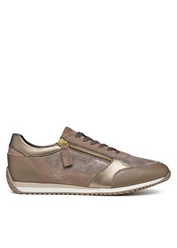 Sneakersy Geox D Calithe D36N0A 022TC C6692 Dk Taupe ze sklepu eobuwie.pl w kategorii Półbuty damskie - zdjęcie 170868298