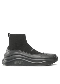 Sneakersy KARL LAGERFELD KL52730 Black Wool Mono ze sklepu eobuwie.pl w kategorii Buty sportowe męskie - zdjęcie 170868498