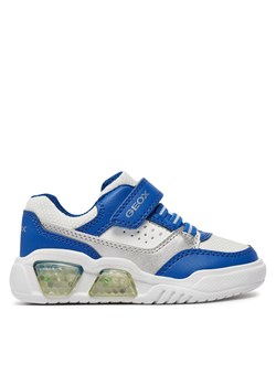 Sneakersy Geox J Illuminus Boy J45GVC 0BU11 C0293 M White/Royal ze sklepu eobuwie.pl w kategorii Buty sportowe dziecięce - zdjęcie 170868626