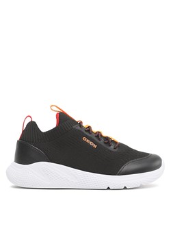 Sneakersy Geox J Sprintye Boy J25GBA0006KC0038 S Black/Orange ze sklepu eobuwie.pl w kategorii Buty sportowe dziecięce - zdjęcie 170868685