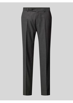 Spodnie do garnituru o kroju regular fit z kantami ze sklepu Peek&Cloppenburg  w kategorii Spodnie męskie - zdjęcie 170868878