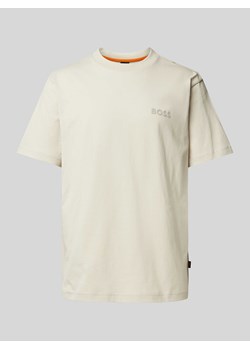 T-shirt z nadrukiem z logo model ‘Telogoboss’ ze sklepu Peek&Cloppenburg  w kategorii T-shirty męskie - zdjęcie 170868915