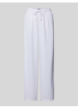 Spodnie materiałowe o kroju regular fit z elastycznym pasem ze sklepu Peek&Cloppenburg  w kategorii Spodnie damskie - zdjęcie 170868928