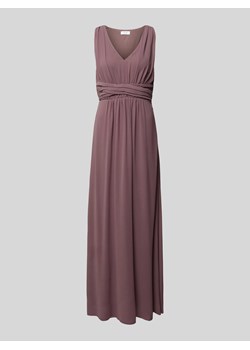 Długa sukienka z dekoltem w serek ze sklepu Peek&Cloppenburg  w kategorii Sukienki - zdjęcie 170869017