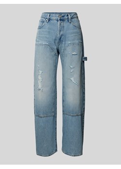 Jeansy o luźnym kroju z efektem znoszenia model ‘Bowey 3D’ ze sklepu Peek&Cloppenburg  w kategorii Jeansy damskie - zdjęcie 170869175