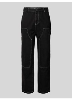 Jeansy o kroju regular fit ze wzmocnionym obszarem kolan ze sklepu Peek&Cloppenburg  w kategorii Jeansy męskie - zdjęcie 170869189