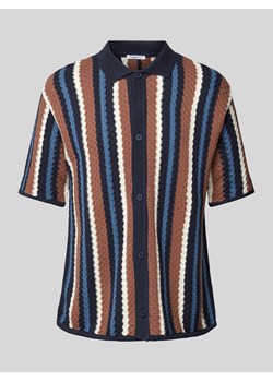 Koszula casualowa o luźnym kroju ze wzorem w paski ze sklepu Peek&Cloppenburg  w kategorii Koszule męskie - zdjęcie 170869408