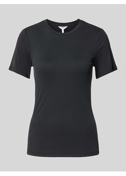 T-shirt w jednolitym kolorze model ‘ANNIE’ ze sklepu Peek&Cloppenburg  w kategorii Bluzki damskie - zdjęcie 170869446