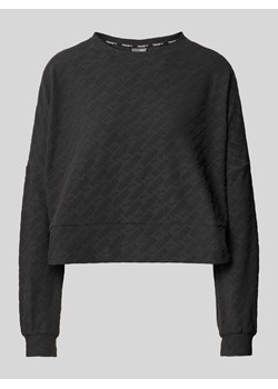 Bluza krótka z fakturowanym wzorem ze sklepu Peek&Cloppenburg  w kategorii Bluzy damskie - zdjęcie 170869566
