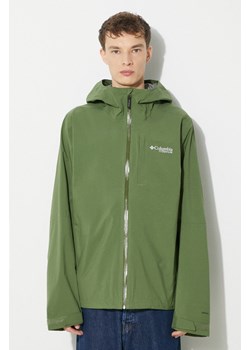 Columbia kurtka outdoorowa Ampli-Dry II kolor zielony 2071061 ze sklepu PRM w kategorii Kurtki męskie - zdjęcie 170874508