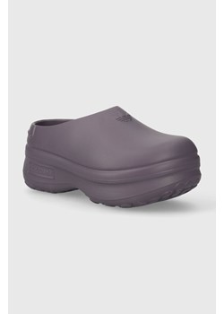 adidas Originals klapki Adifom Stan Mule W damskie kolor fioletowy na platformie IE0479 ze sklepu PRM w kategorii Klapki damskie - zdjęcie 170874528