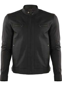 GIORGIO DI MARE Skórzana kurtka w kolorze ciemnobrązowym ze sklepu Limango Polska w kategorii Kurtki męskie - zdjęcie 170877188