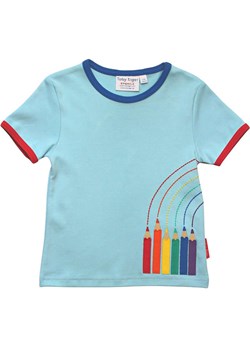 Toby Tiger Koszulka w kolorze błękitnym ze wzorem ze sklepu Limango Polska w kategorii T-shirty chłopięce - zdjęcie 170877297